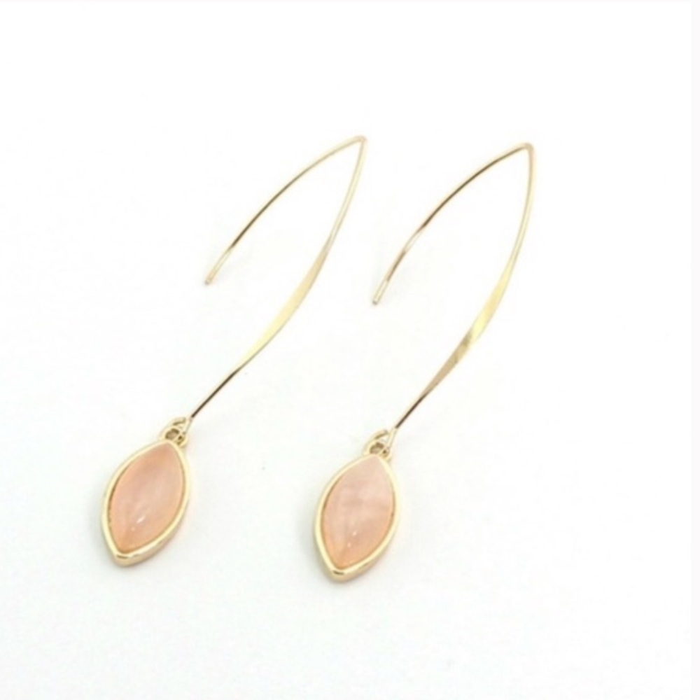 Teardrop Quartz Earrings